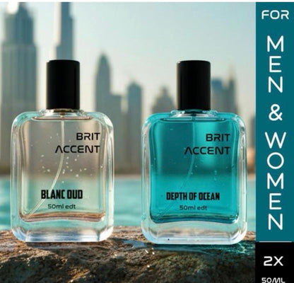Luxury Fragrance Combo Set (Brit Accent & Punch & Marvel) - Pack of 4🔥